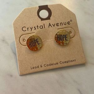 Crystal Avenue Stud Earrings